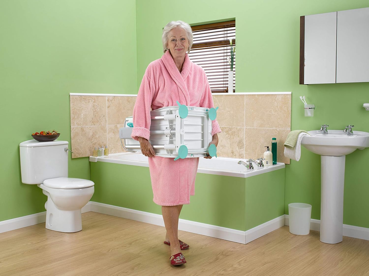 Lumex Splash Bath Lift with Ultra-Compact Design and Remote Control, 5033A-1