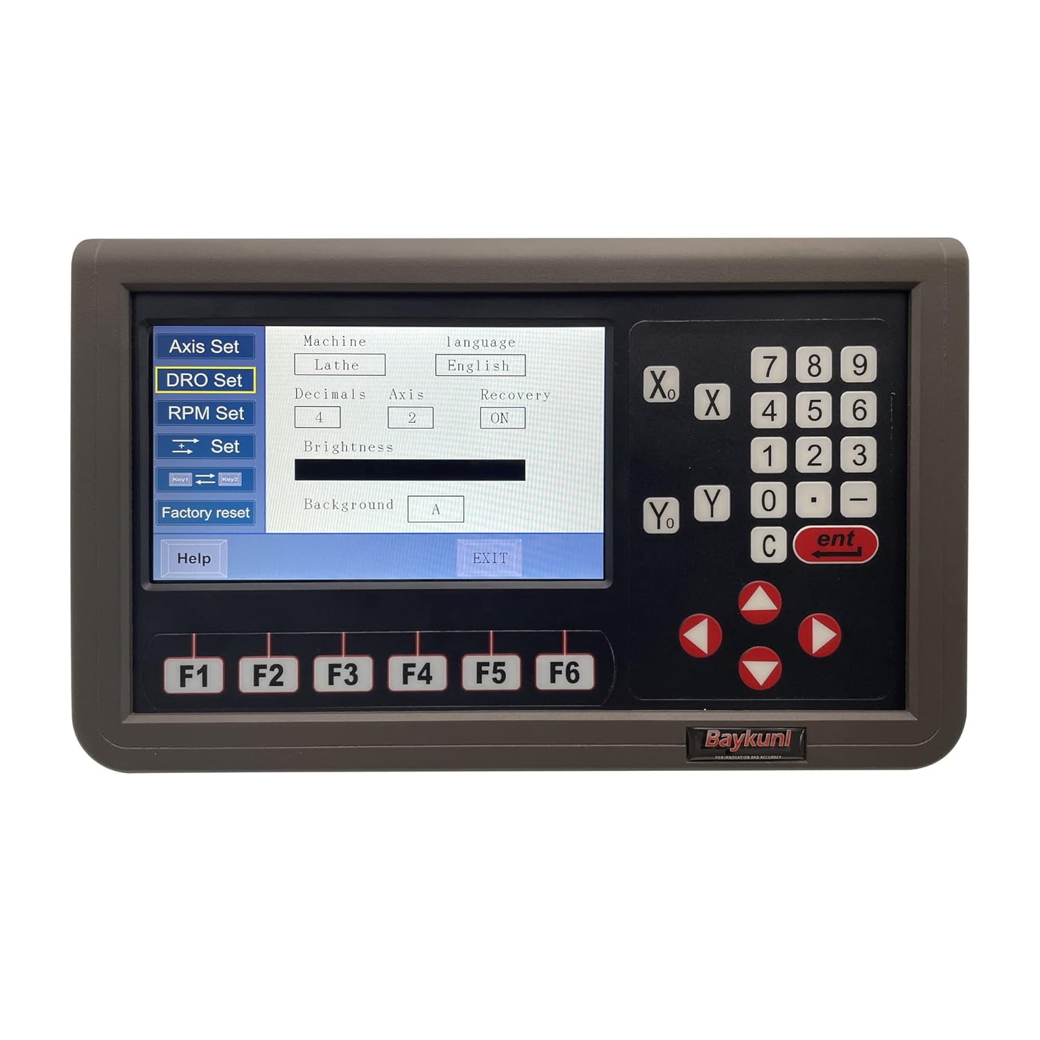2 Axis Metal Case LCD DRO Digital Readout Display for Mill Milling/Lathe Machine (2 Axis DRO)