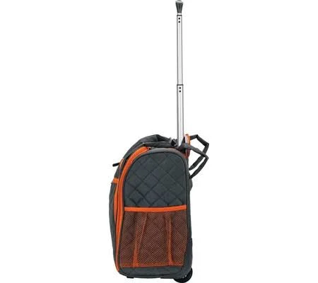 Rockland Melrose Wheeled Underseat Carry-On Charcoal