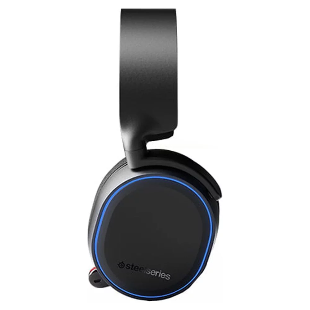 SteelSeries Arctis 5 - RGB Illuminated Gaming Headset with DTS Headphone: X v2.0 Surround - for PC and PlayStation 4 - Black