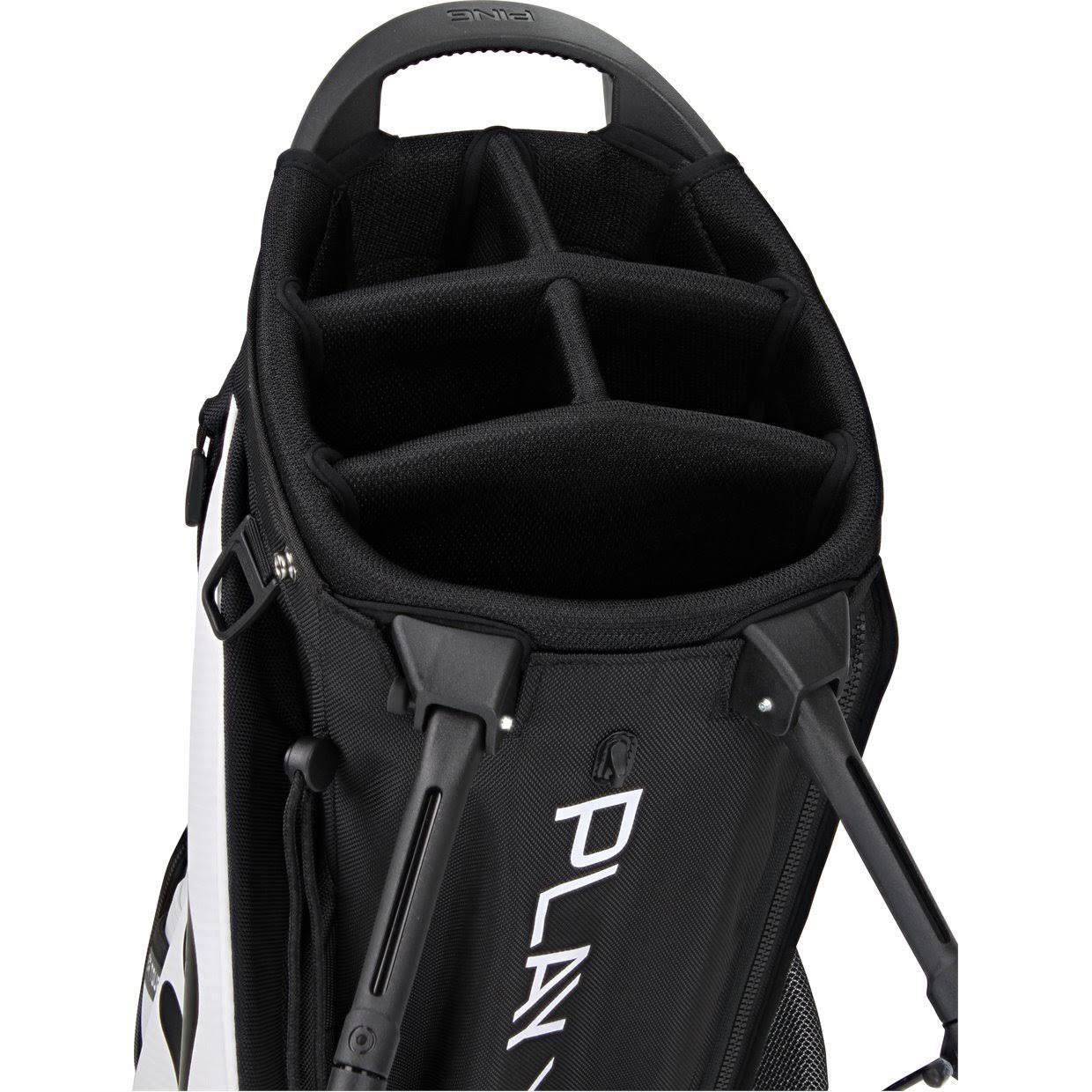 Ping Hoofer Tour Stand Bag - White Black