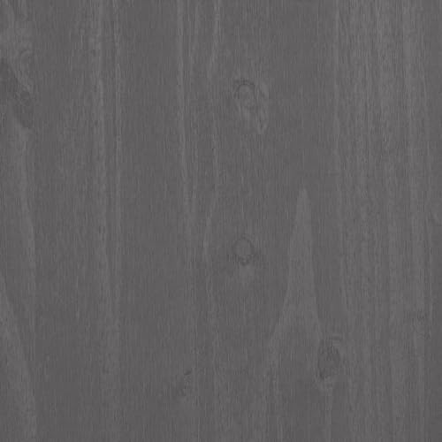 Sideboard Light Gray 31.1"x15.7"x40.7" Solid Wood Pine,Assembly Required:Easy to Assemble with provided Instructions Storage Cabinet Buffet Table Sideboard
