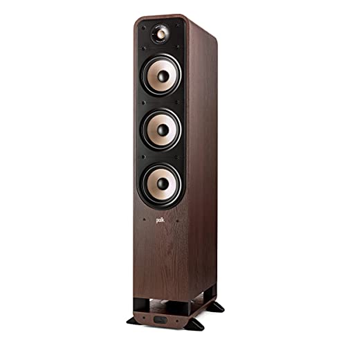 Polk Signature Elite ES30 Center Channel Speaker - Hi-Res Audio Certified, Dolby Atmos & DTS:X Compatible, 1" Tweeter & Two 5.25" Woofers, Dual Power Port for Effortless Bass, Elegant White-Washed