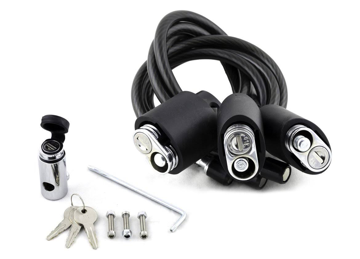 Kuat TRANSFER Cable Lock u0026 Hitch Pin Kit - Triple