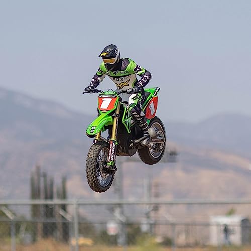 Losi RC Motorcycle Promoto-MX 1/4 Motorcycle Ready-to-Run Combo Includes Battery and Charger Pro Circuit LOS06002 Green