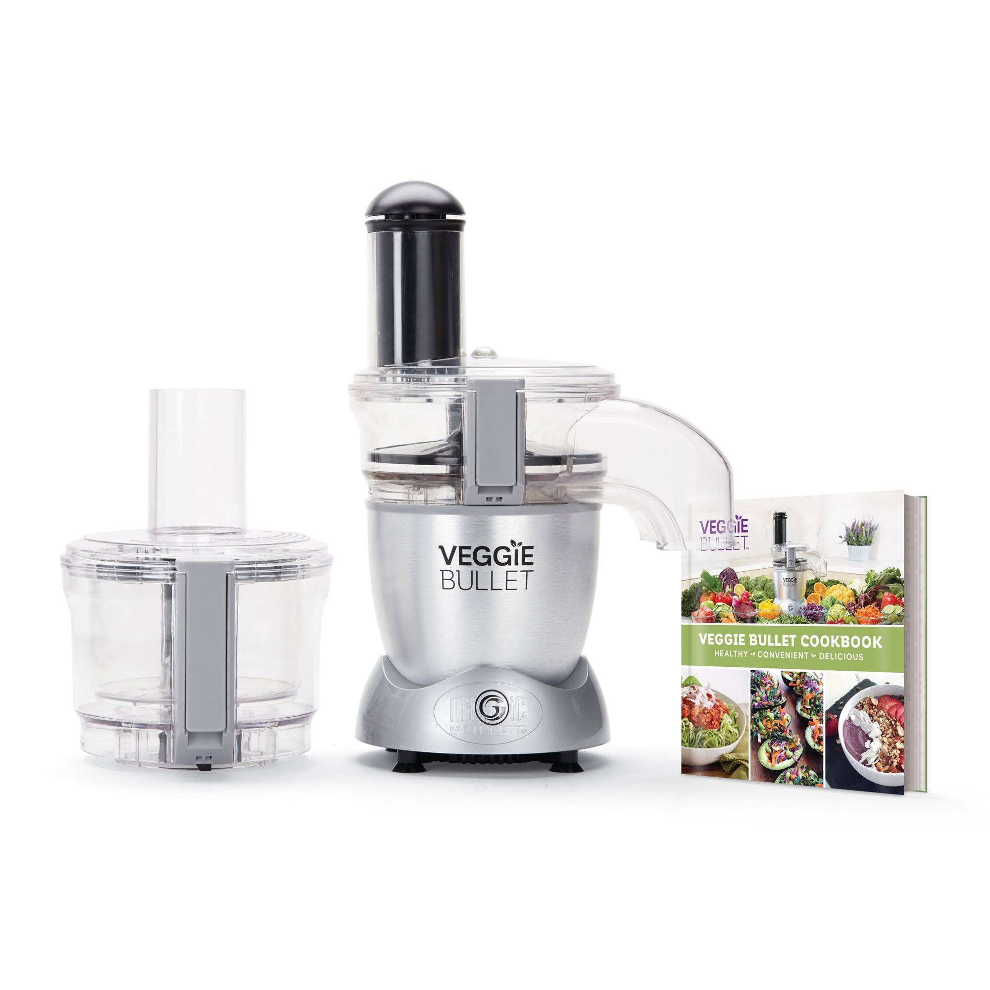 Veggie Bullet Electric Spiralizer u0026 Food Processor, Silver