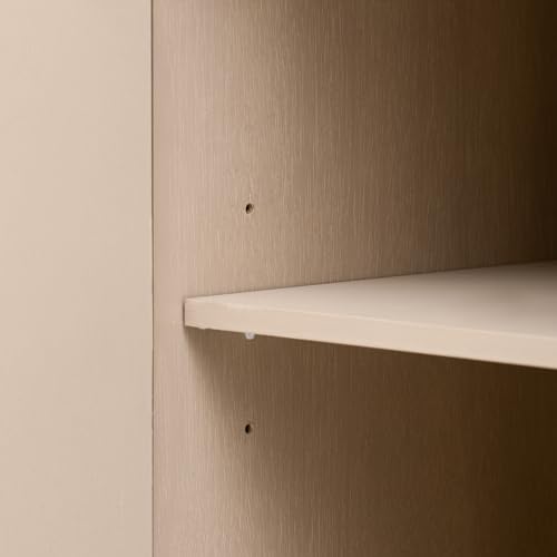 Modern Sideboard Buffet Cabinet with Shelves & 4 Doors, Large Storage Cabinet Coffee Bar Wine Bar Cabinet Wood Buffet Console Table for Entryway, Living Room, Study, Kitchen, Dining Room,Beige