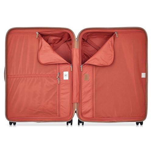 DELSEY PARIS Chatelet Air 2.0 Hardside Luggage with Spinner Wheels, Angora, Checked-Large 28 Inch