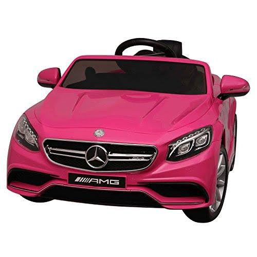 Official Licensed Mercedes Benz Ride on Car with Remote Control for Kids | 12V Power Battery AMG S63 Kid Car to Drive with 2.4g