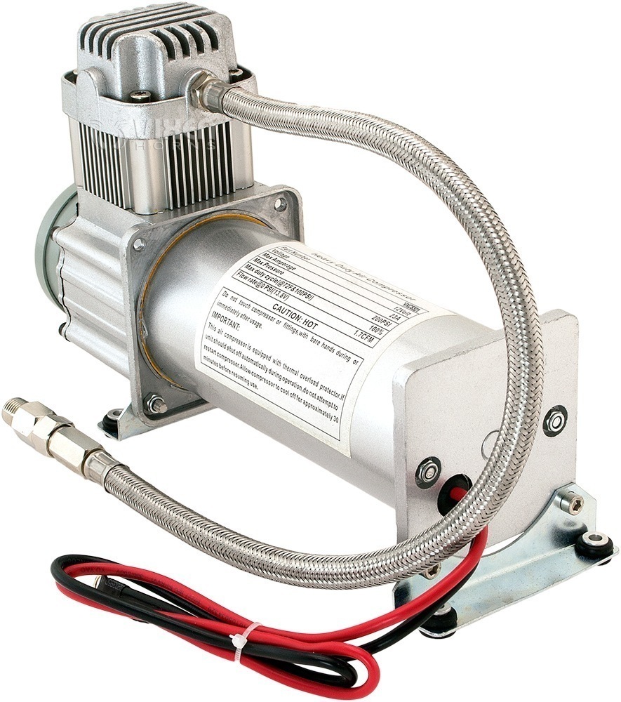 Vixen Horns Train Horn Kit for Trucks/Car/Semi. Complete Onboard System- 200psi Air Compressor, 5 Gallon Tank, 2 Trumpets. Super Loud dB. Fits Vehicles like Pickup/Jeep/RV/SUV 12v VXO8350/11642