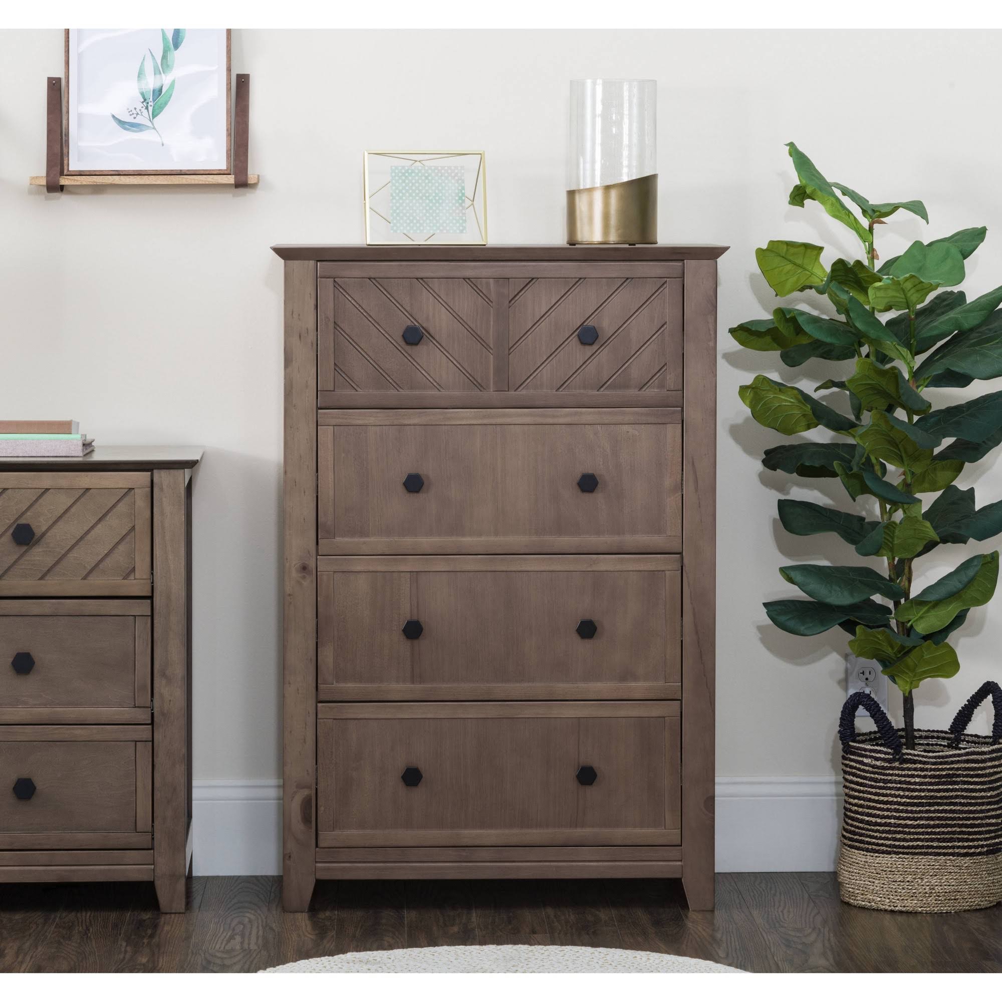 Child Craft Forever Eclectic Atwood 4-Drawer Chest in Coca