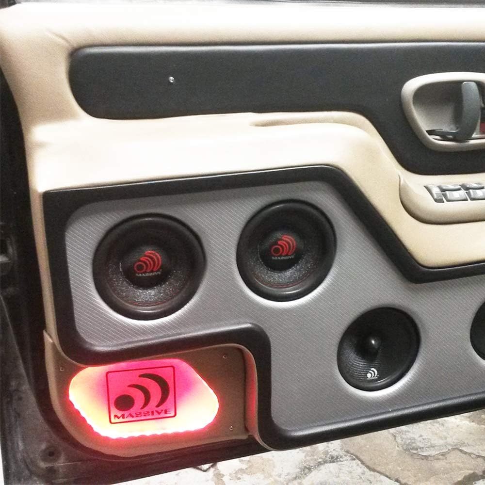 Massive Audio GTX64 – 6.5 Inch Car Audio Subwoofer, High Performance Subwoofer for Cars, Trucks, Jeeps - 6.5" Subwoofer 250 Watt RMS, 500w MAX Dual 4 Ohm, 1.5 Inch Voice Coil. Sold Individually
