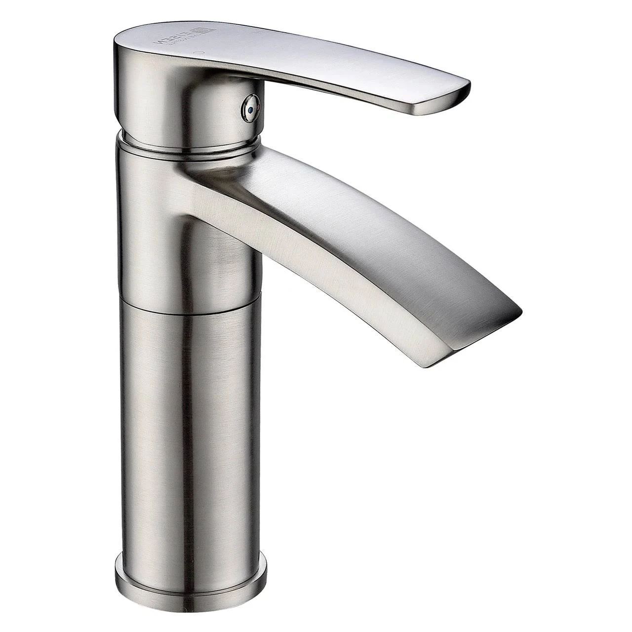 Ariana 7x22 Single Hole Bathroom Sink Faucet with Swivel Spout - Brushed Nickel