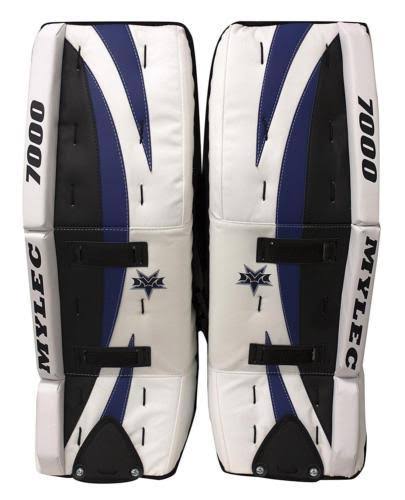 Mylec Ultra-Lite 7000 Goal Pads (White, 32-Inch )
