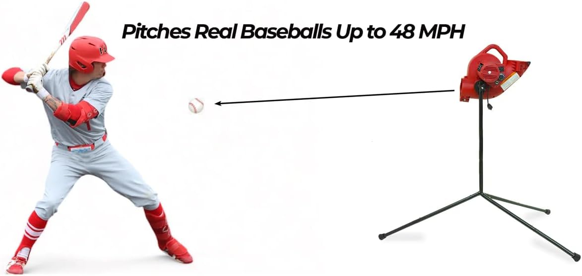 Heater Double Play Pitch Back & Pitching Machine - Baseball Training Tool - 2-in-1 - Fielding & Hitting Sports