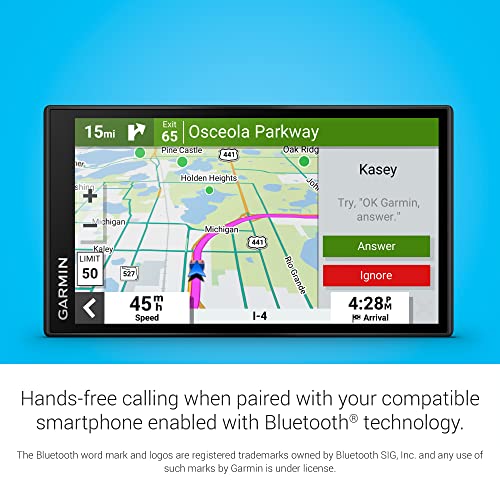 Garmin DriveCam™ 76, Large, Easy-to-Read 7” GPS car Navigator, Built-in Dash Cam, Automatic Incident Detection, High-Resolution Birdseye Satellite Imagery
