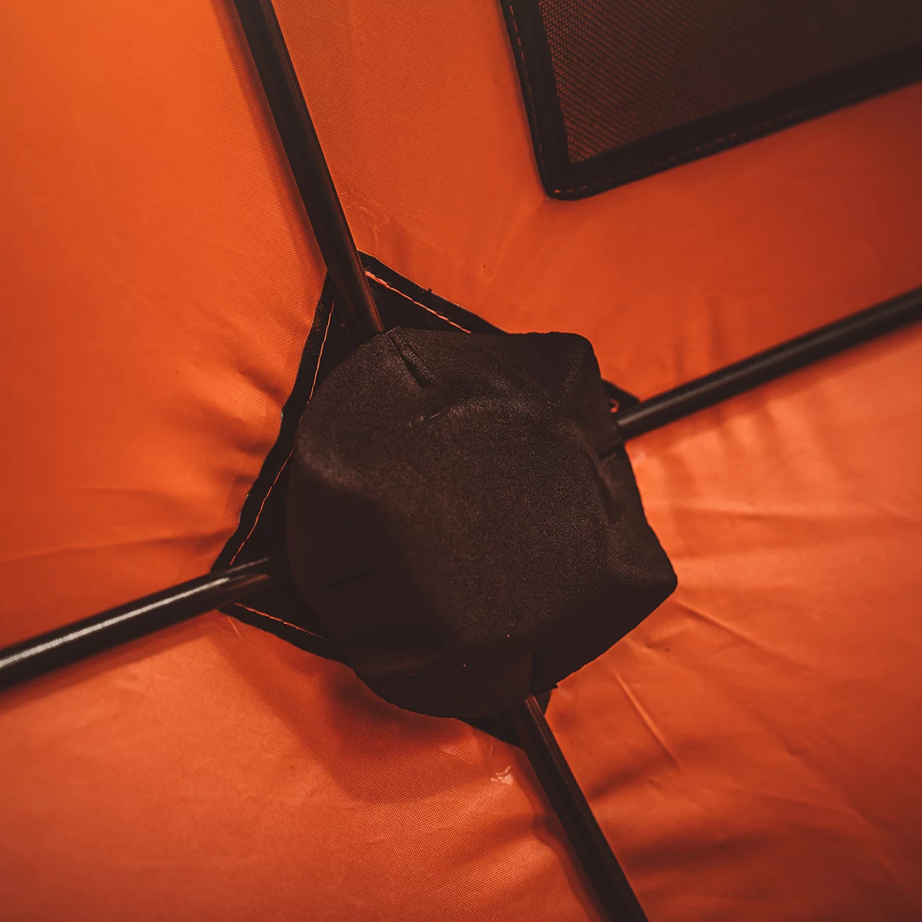 Gazelle Tents™ T4 Portable Hub Tent, 4-Person, Sunset Orange, 44342