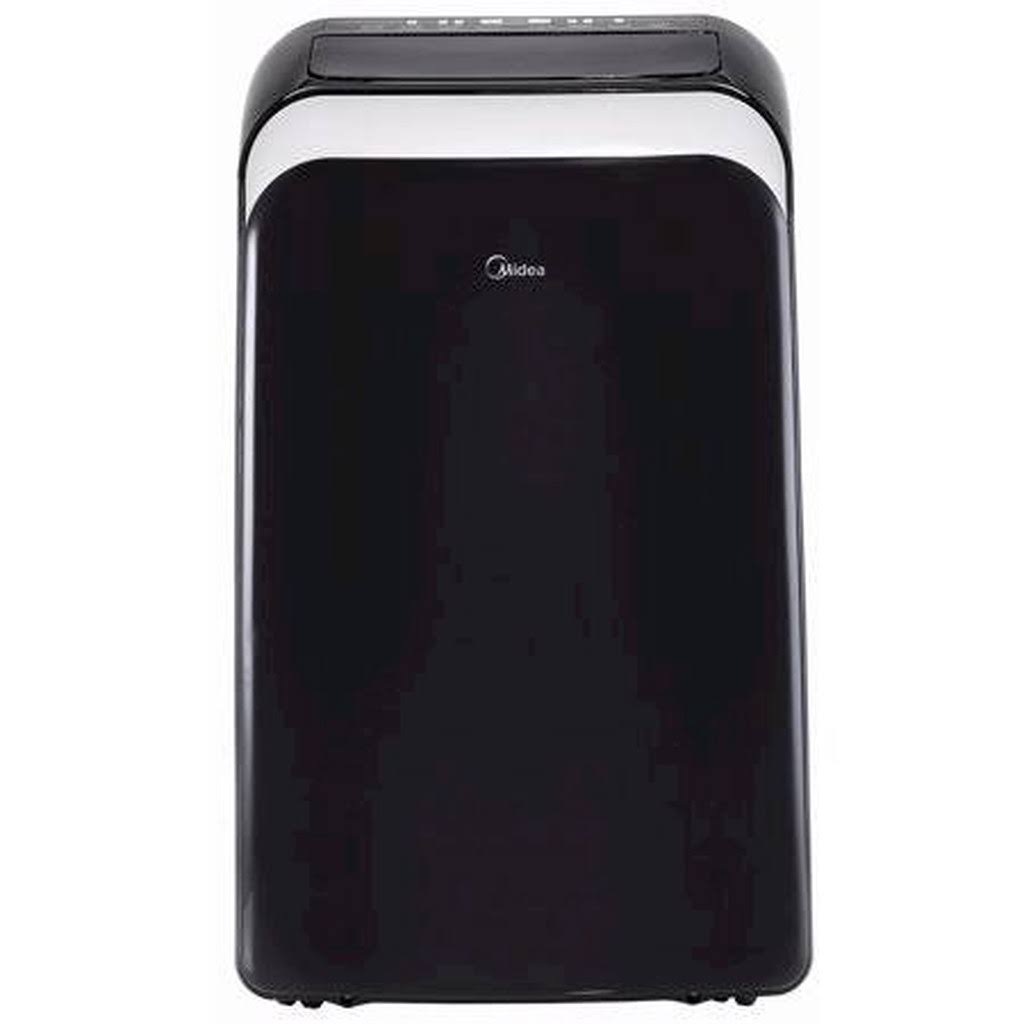 Midea 10,000 BTU (13,500 BTU Ashrae) 115V Smart Portable Air Conditioner with Heat u0026 ComfortSense Remote, Black