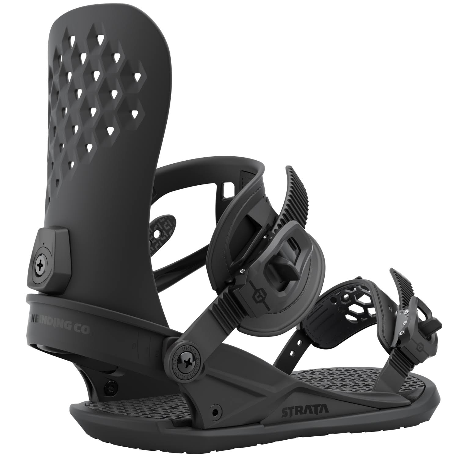 Union Strata Snowboard Bindings White M
