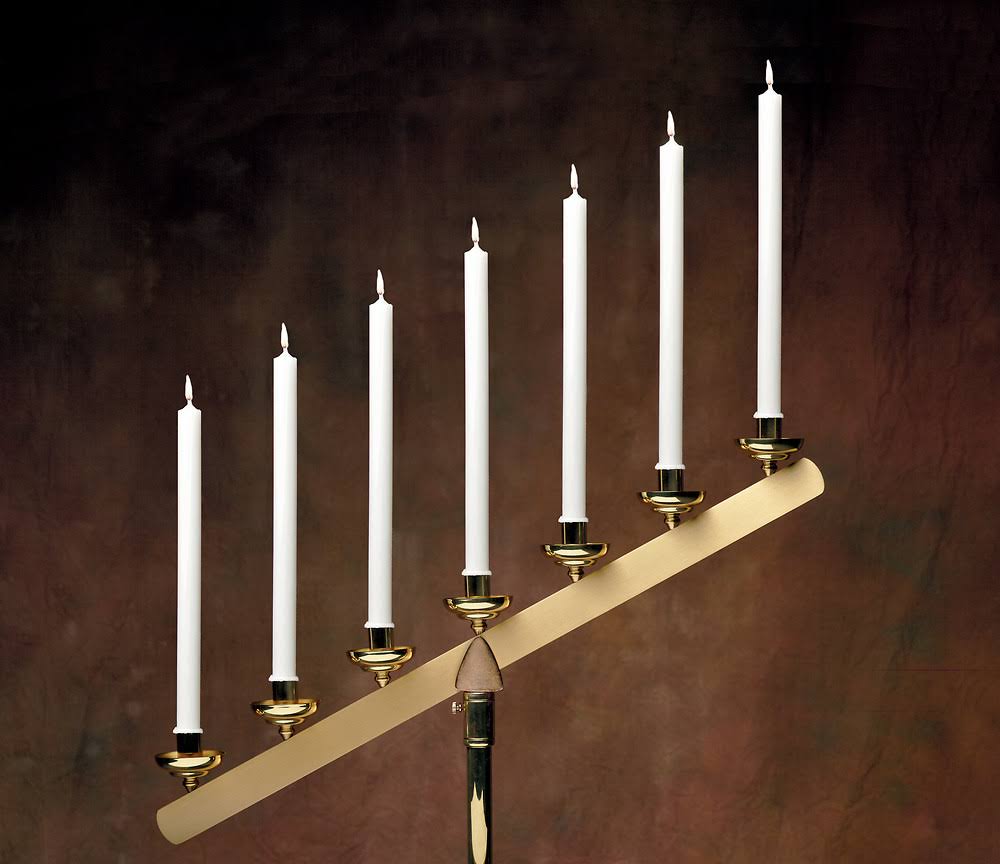 Emkay 51% Beeswax Altar Candle - 8-1/2x22 x 7/8