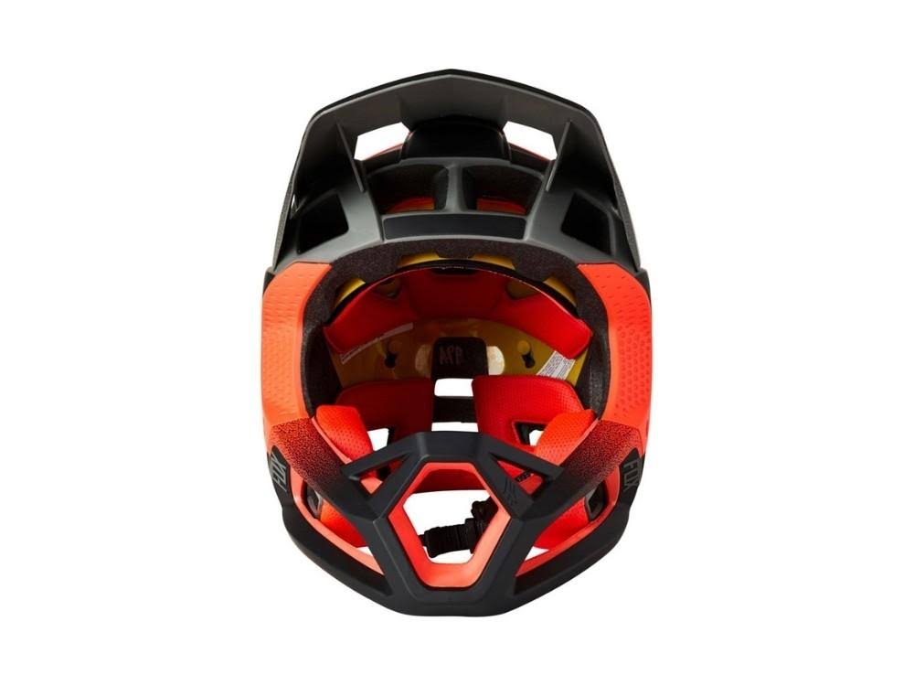 Fox Racing Proframe Helmet Vapor in Silver/Black