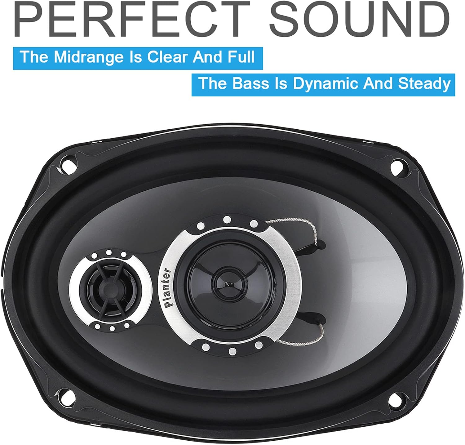 Car Audio coaxial Speakers 6''x 9'' inch,1000 Watt Max 3-Way Speakers (2 Pack) TS-G6941R