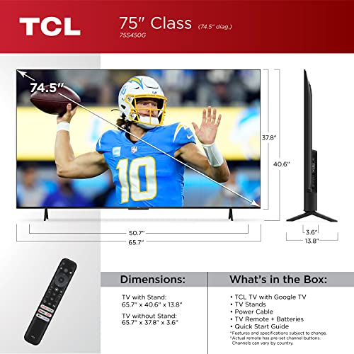 Tcl Television S450G Flat 4K Led television