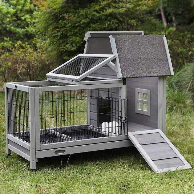 Aivituvin Rabbit Hutch Bunny Cage AIR24 - Pet Supplies online store