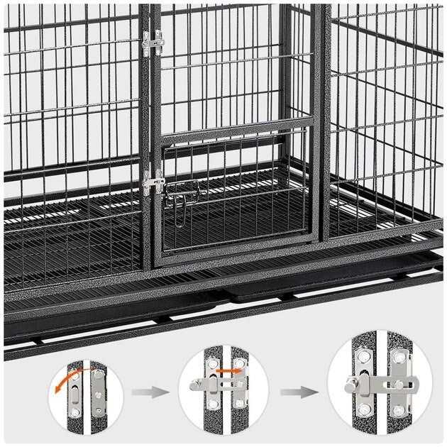 Yaheetech Wheels &amp; Litter Pans Dog Crate - Pet Supplies online store