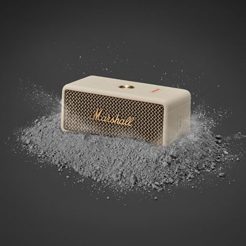 Marshall Emberton III Portable Bluetooth Speaker - Black & Brass