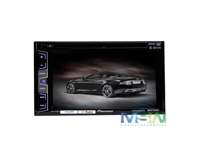 Pioneer AVH X3700BHS In-dash DVD Receiver - 6.2x22 Touch Display