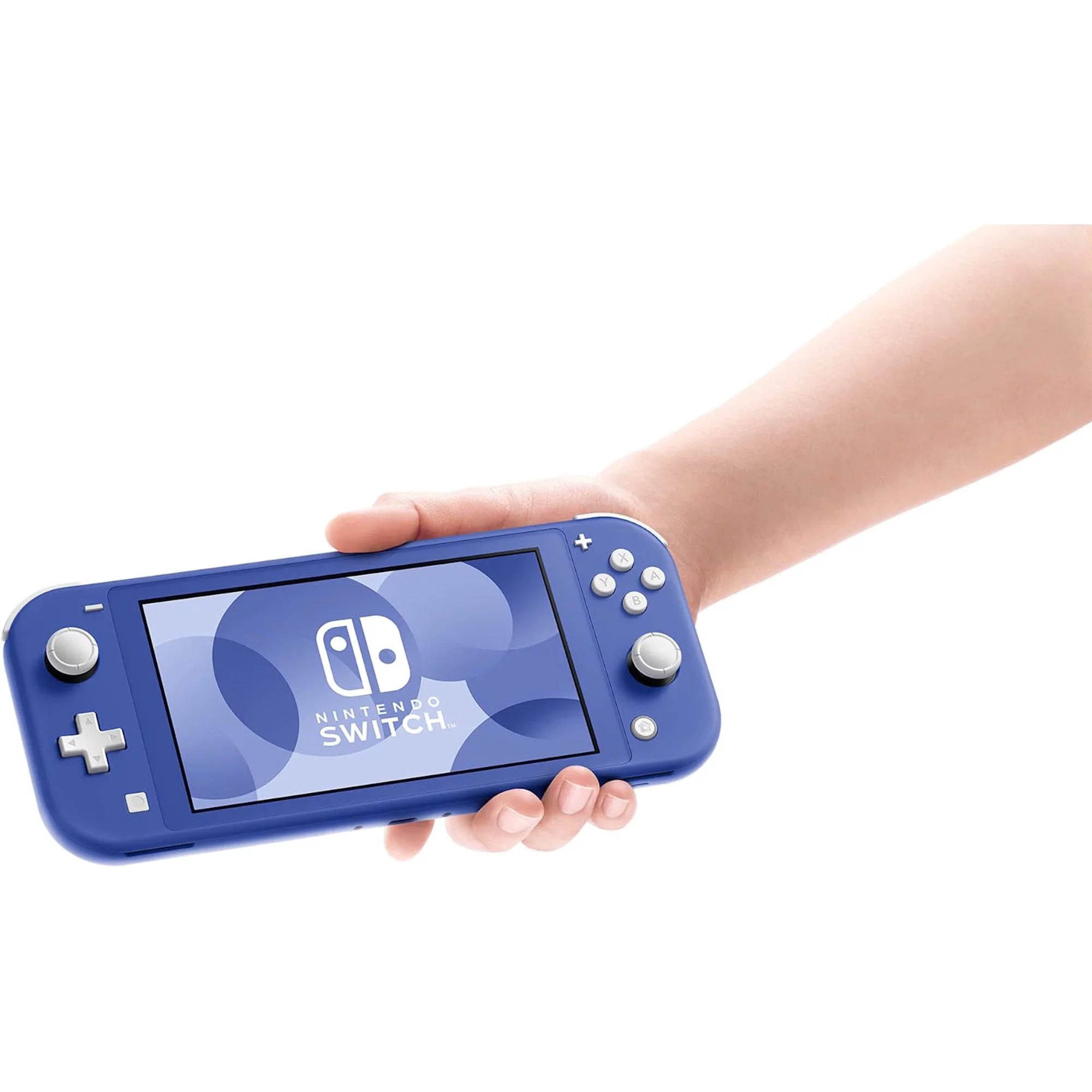 Newest Nintendo Switch Lite Game Console Bundle, Blue with Mazepoly Accessories