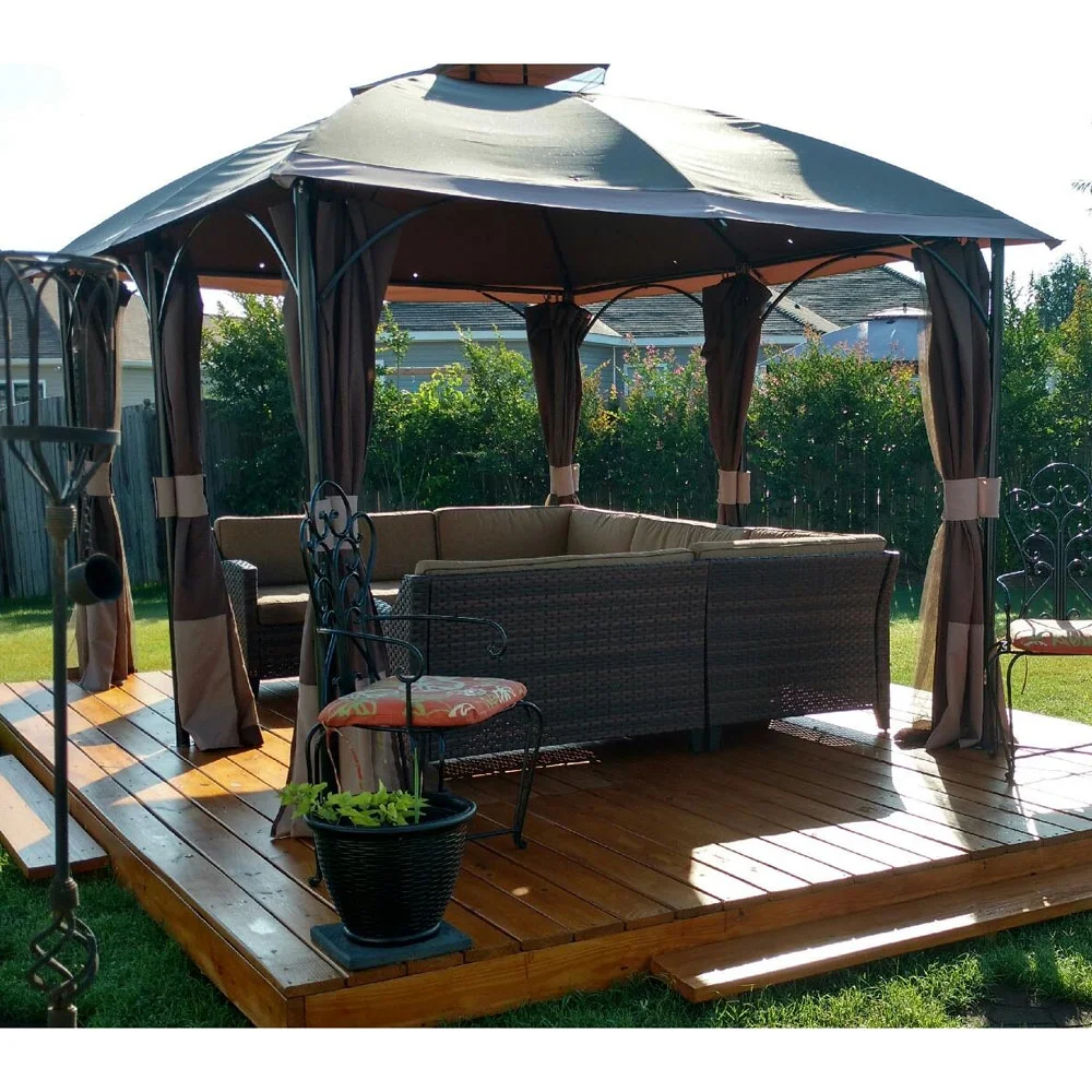Garden Winds Replacement Canopy Top for the Six Post Gazebo, RipLock 350