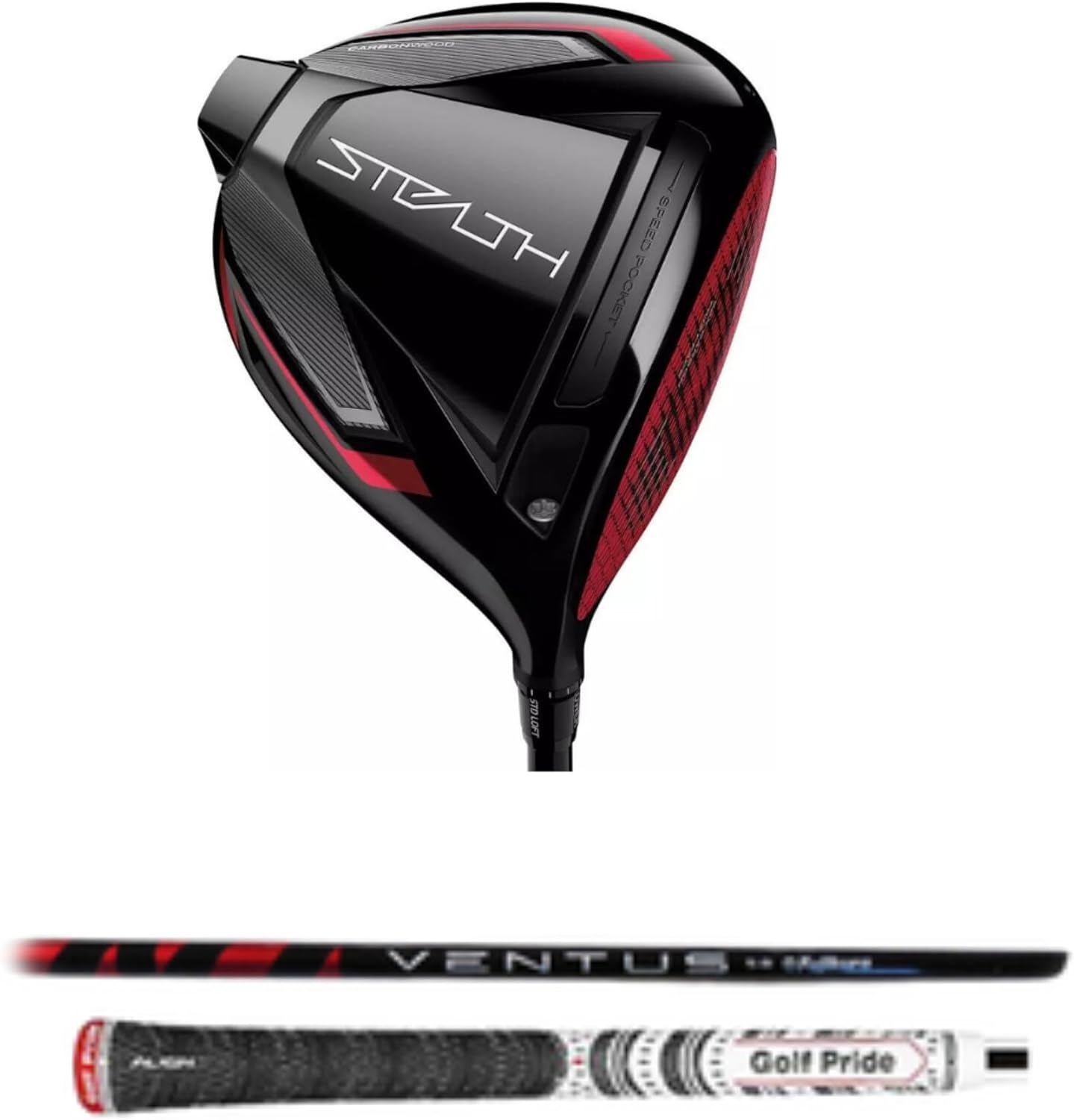 TaylorMade Stealth 12* Driver, Fujikura Ventus Red/Black 5R Regular Flex