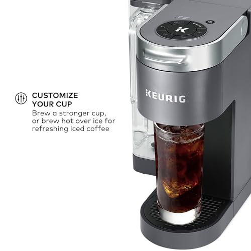 Keurig K-Supreme Single Serve K-Cup Pod Coffee Maker, MultiStream Technology, 4 Brew Sizes, 66oz Dual-Position Removable Reservoir, Black