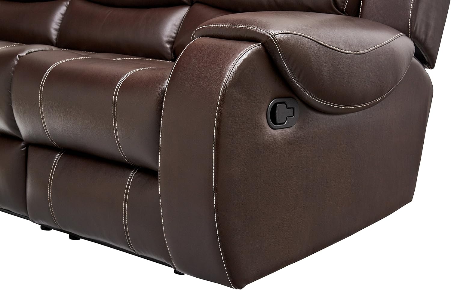 Cambridge Clark Two Piece Set: Sofa, Loveseat Living Room Furniture, Brown