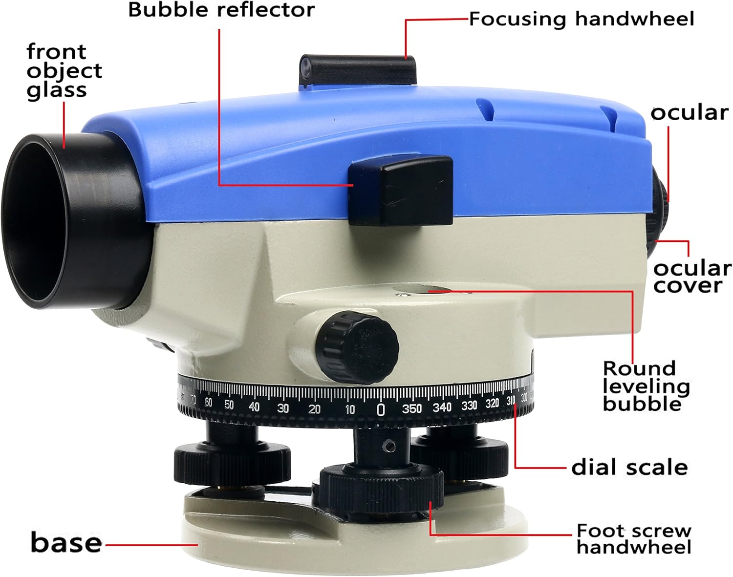 Automatic Level 32X Optical Transit Survey Auto Level High Precision Level Gauge Measure Meter Machine