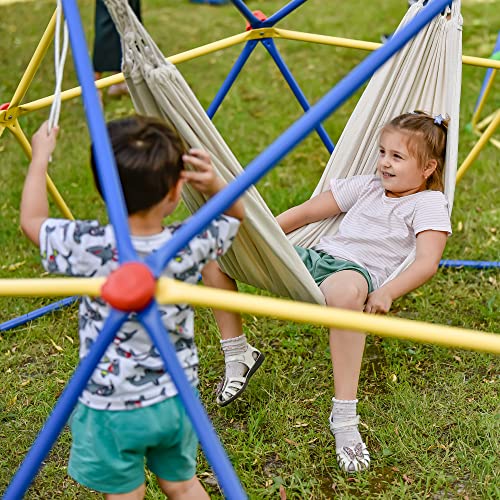 Merax 10FT Dome Climber, Outdoor Playground Climbing Dome Jungle Gym for Kids 3-10 Supporting 1000lbs, Easy Assembly Geometric Dome