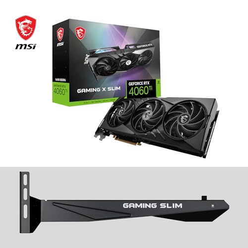 MSI GeForce RTX 4060 Ti Ventus 2X Black 8G OC Graphics Card -NVIDIA RTX 4060 Ti, 8GB GDDR6 Memory, 18Gbps, PCIe 4.0, DLSS3