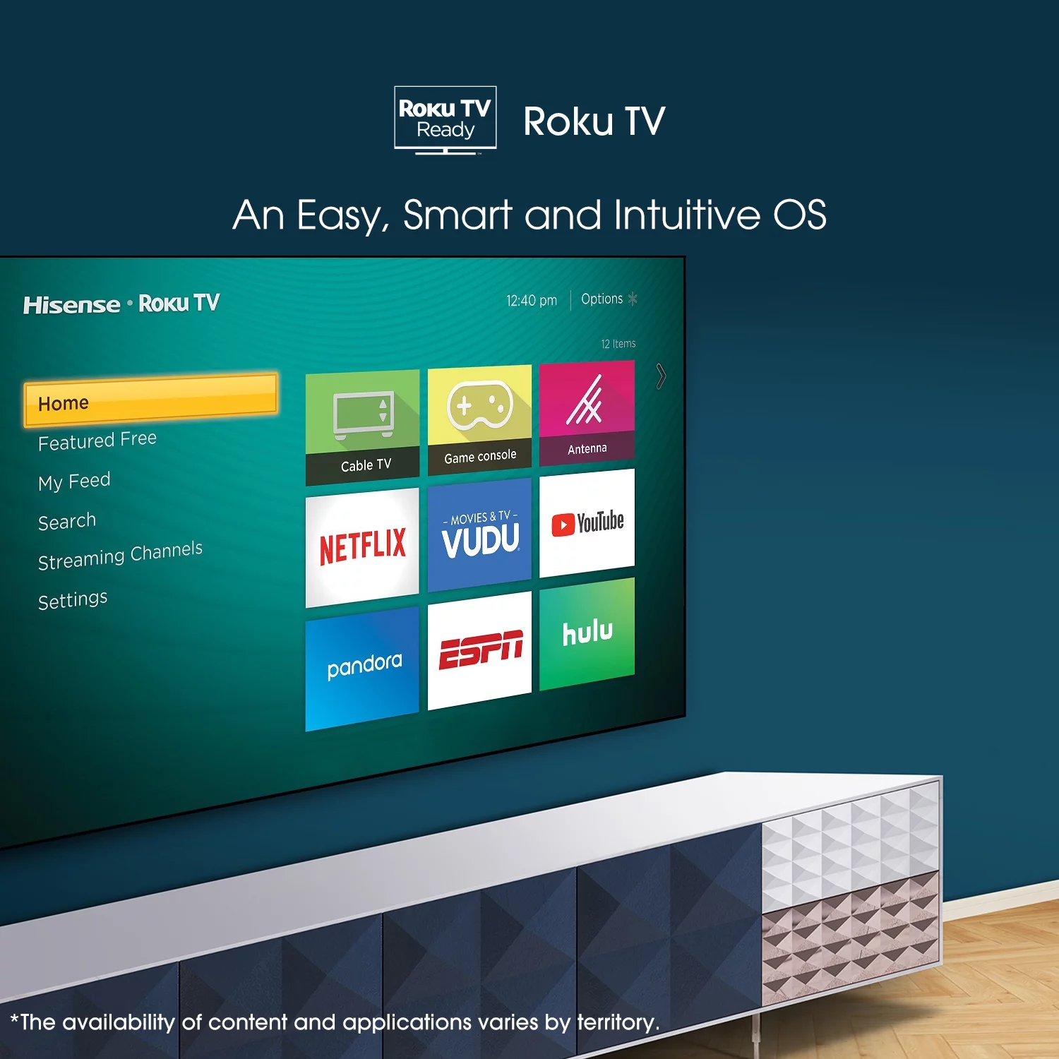 Hisense 58" Class 4K UHD LED Roku Smart TV HDR 58R6E