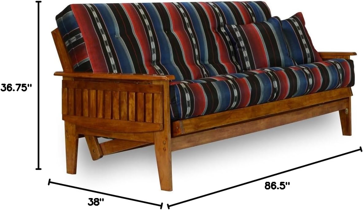 Nirvana Futons 8-Inch Eastridge Futon Set, Queen