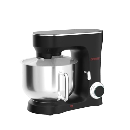 COOKLEE Stand Mixer, 9.5 Qt. 660W Electric Kitchen Mixer with Dishwasher-Safe Dough Hooks, Flat Beaters, Wire Whip & Pouring Shield Attachments for Most Home Cooks, Silver