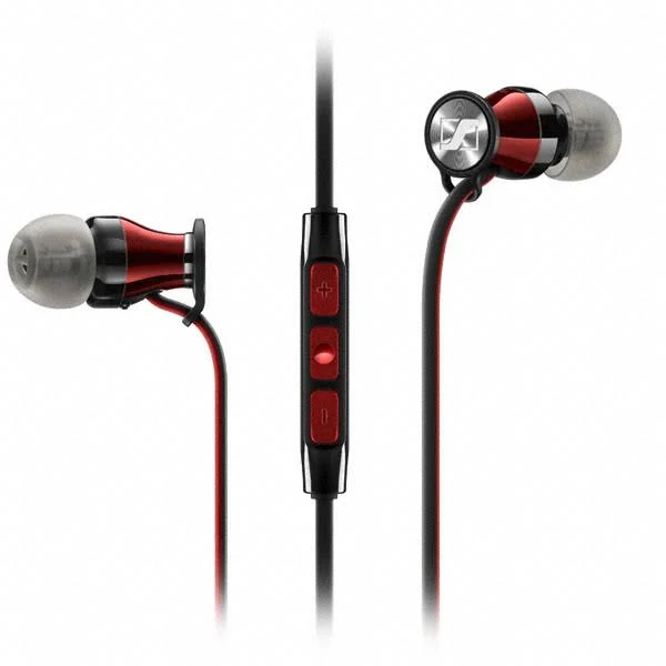 Sennheiser MOMENTUM In-Ear G - Earphones with mic - in-ear - wired - 3.5 mm jack - red