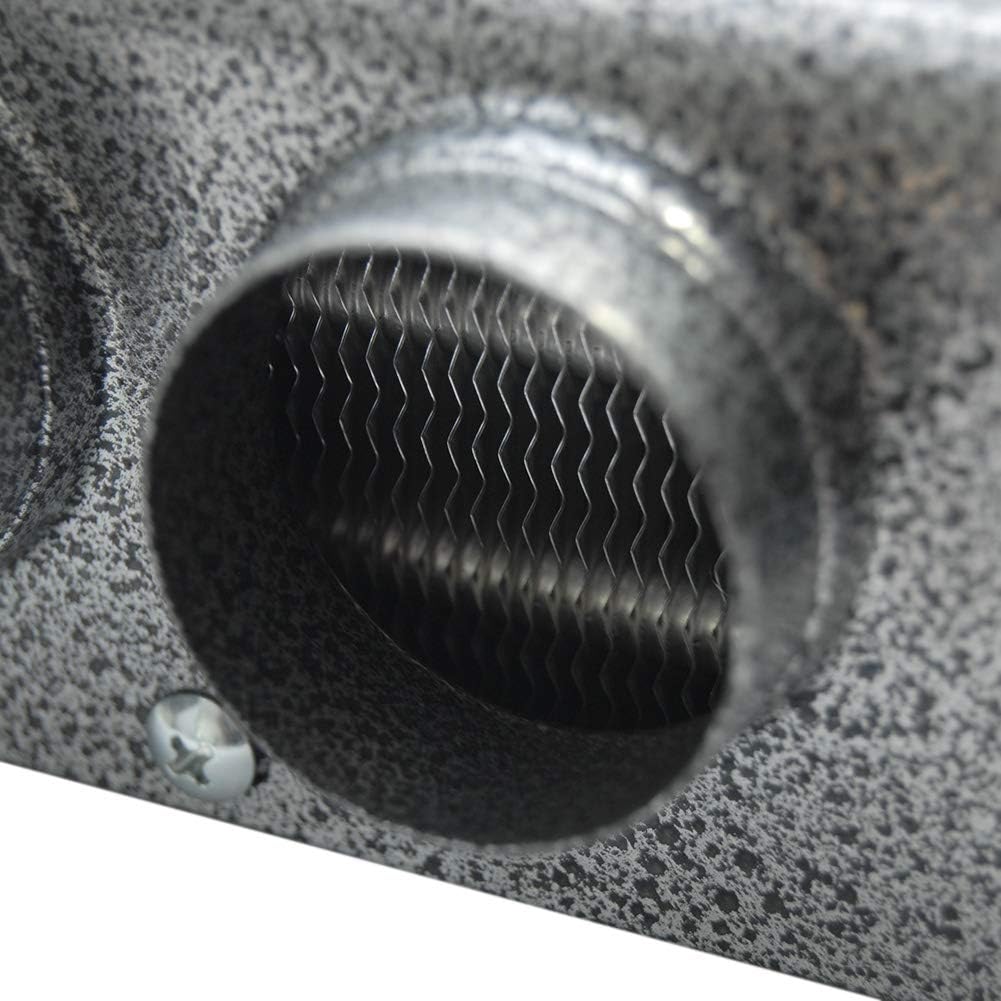 Evargc Universal 12V Vehicles Heater Auxiliary Heater Improvement For Tractor UTV Cab Vans Truck Compact Under Dash Low Profile Dual Sides 6 Vents With Speed Switch Easy Install 60Cfm Pack of 2