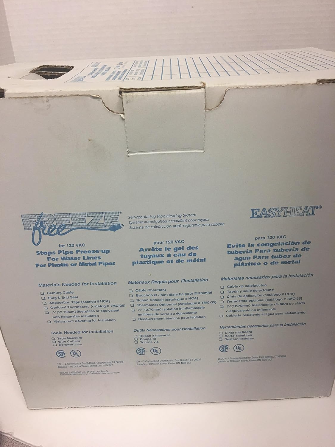 EasyHeat 2302 Freeze Free Heating Cable - 300'