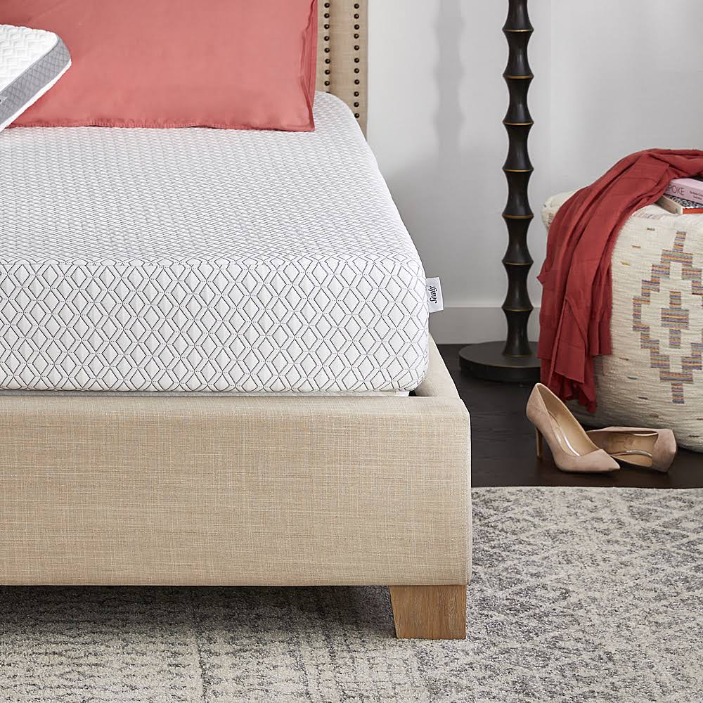Sealy 8x22 Memory Foam Mattress-in-a-Box with Cool u0026 Clean Cover - Queen
