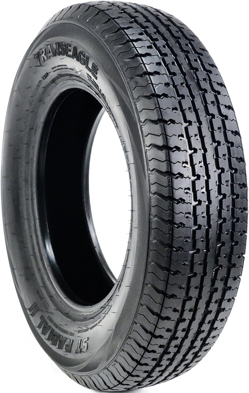Set of 4 (FOUR) Transeagle ST Radial II Premium Trailer Radial Tires-ST205/75R14 205/75/14 205/75-14 105/101L Load Range D LRD 8-Ply BSW Black Side Wall