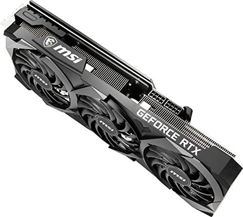 MSI Gaming GeForce RTX 3080 Ti Gaming X Trio 12G Computer Gaming Graphics Card 12GB GDRR6X 320-Bit HDMI/DP Nvlink Torx Fan 3 Ampere Architecture OC, NVIDIA GPU Video Cards for Gaming PC (Renewed)