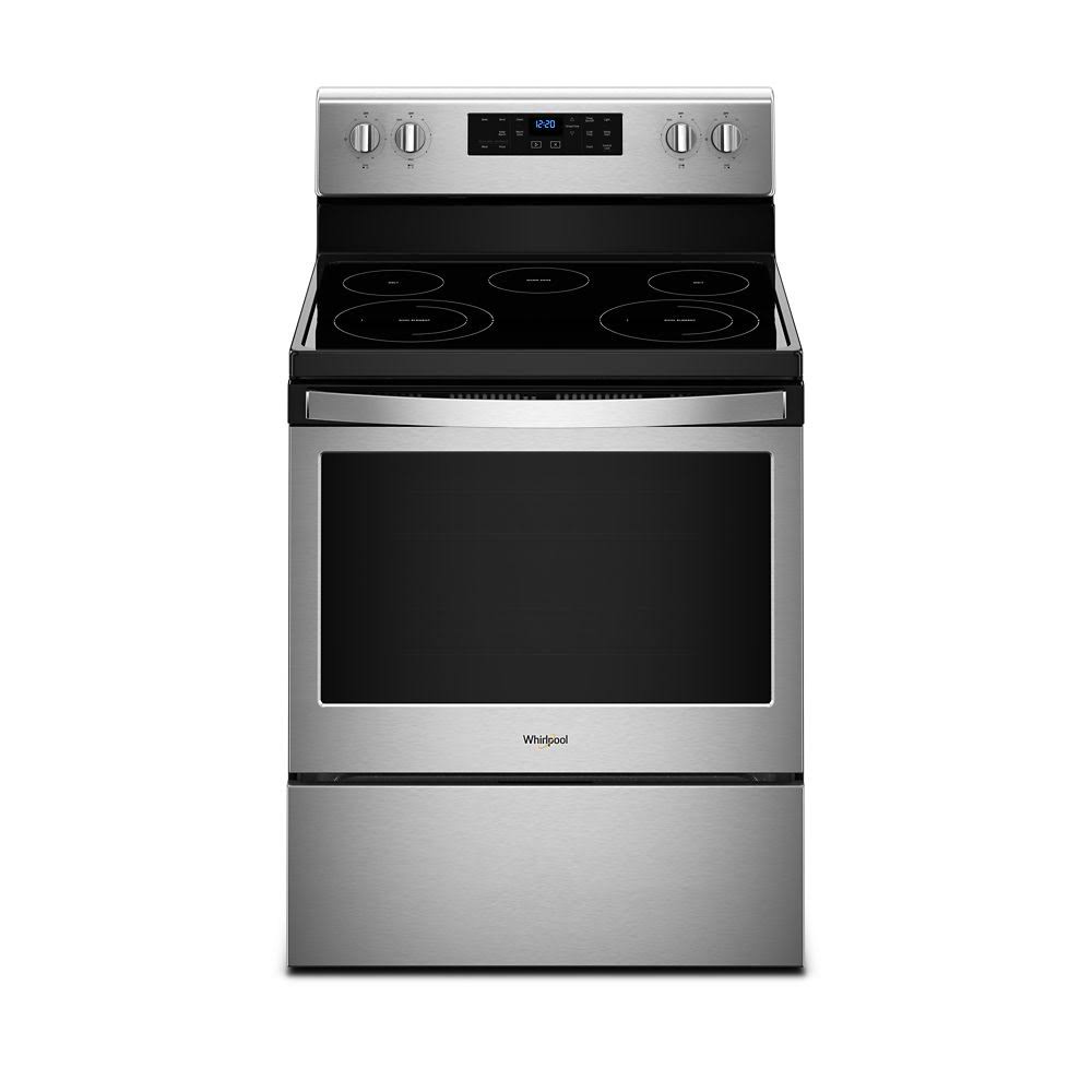 Whirlpool WFE525S0HB Electric Range - Freestanding - 5.3 cu ft - Black