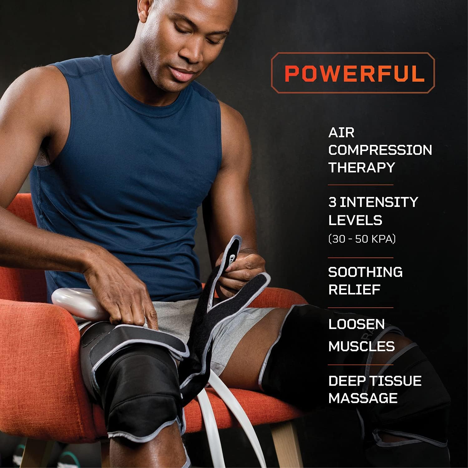 Lifepro Radiate Plus Thigh, 3 Massage Modes - Calf and Foot Massager Machine Extra Wide - Leg Compression Massager - Heated Knee Pain Relief, Poor Circulation, Vein Support - Remote Control